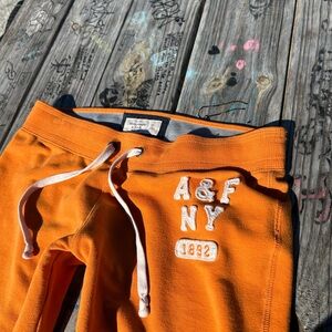 Y2K Vintage Abercrombie & Fitch Vibrant Orange Joggers